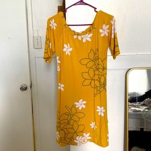 Wāhine Toa Designs Summer Dress in Yellow.